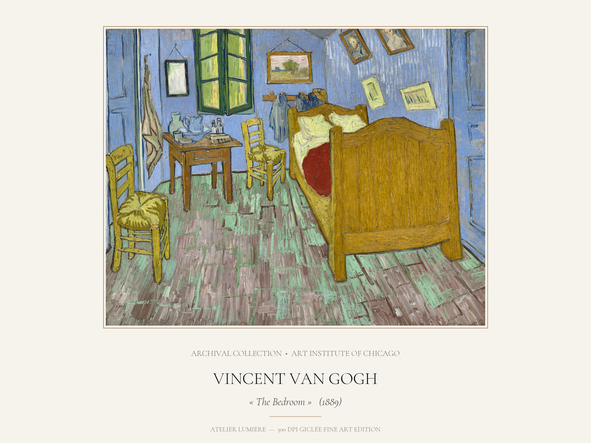 The Bedroom (1889) – Vincent van Gogh – Museum Exhibition Poster edition