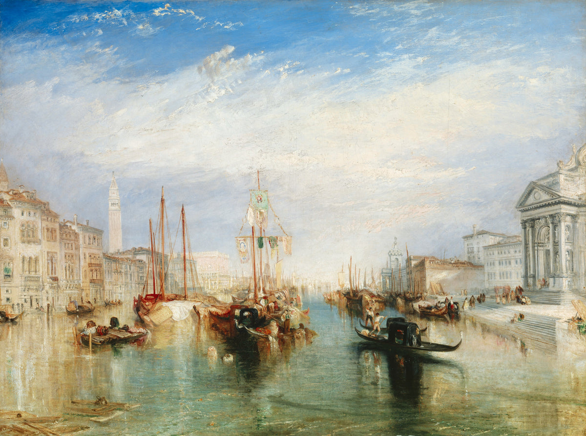Venice, from the Porch of Madonna della Salute (ca. 1835) – J.M.W. Turner – full uncropped restored painting