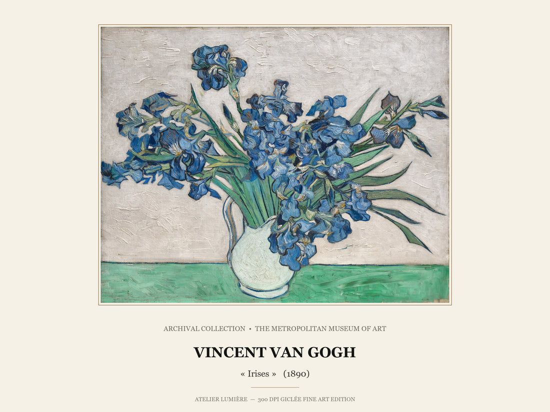 Irises (1890) – Vincent van Gogh | Framed Archival Fine Art Print
