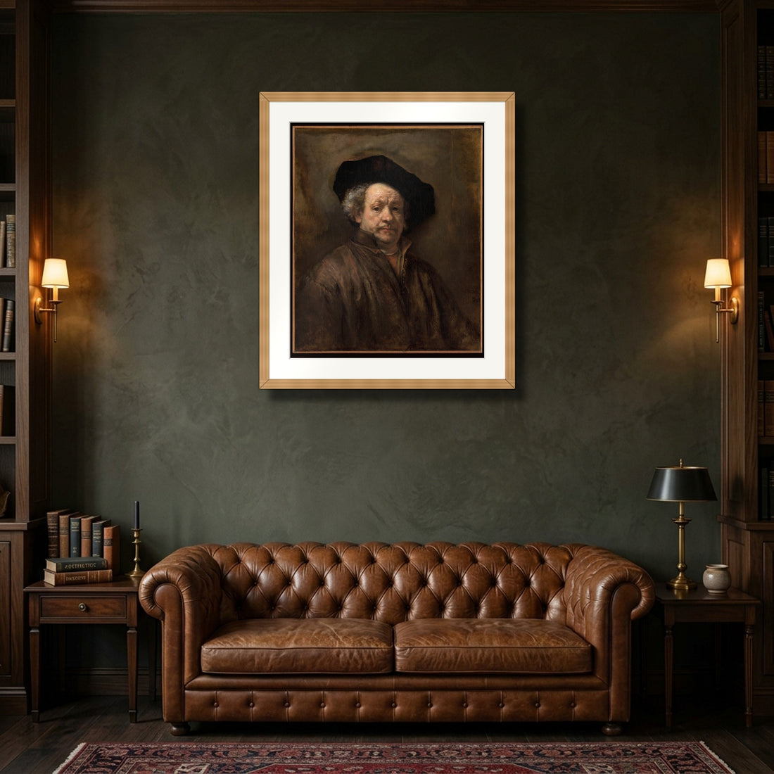 Self-Portrait (Rembrandt, 1660) (1660) – Rembrandt van Rijn | Framed Archival Fine Art Print